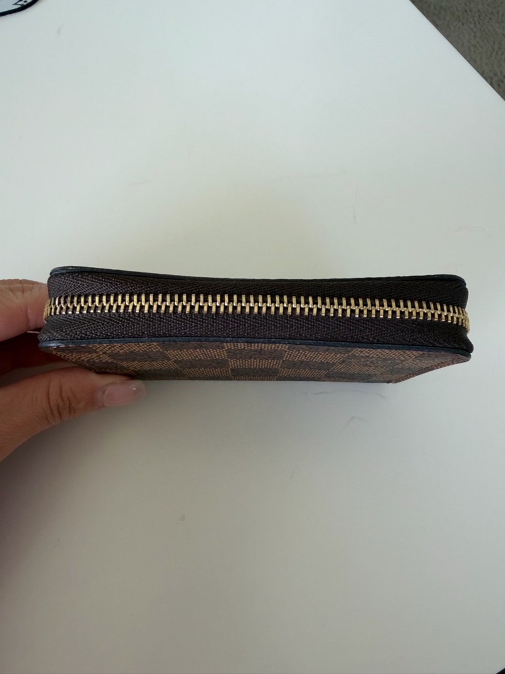 Authentic Louis Vuitton Damier Ebene Zippy Coin Purse Wallet - Picture 3 of 8